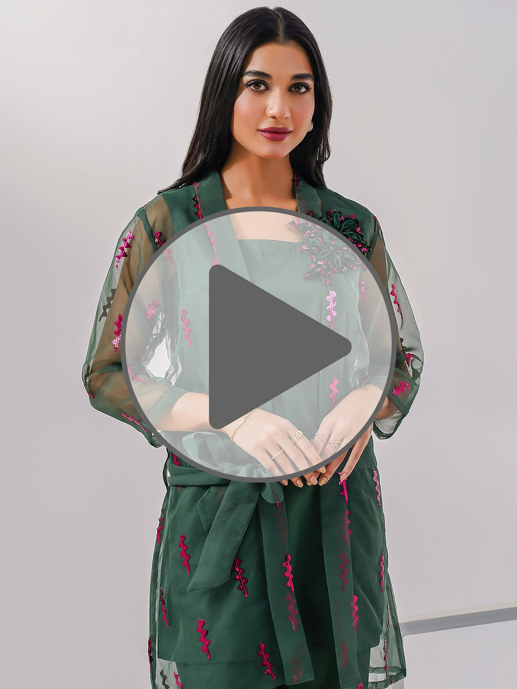 Organza Co-ords-Embroidered
