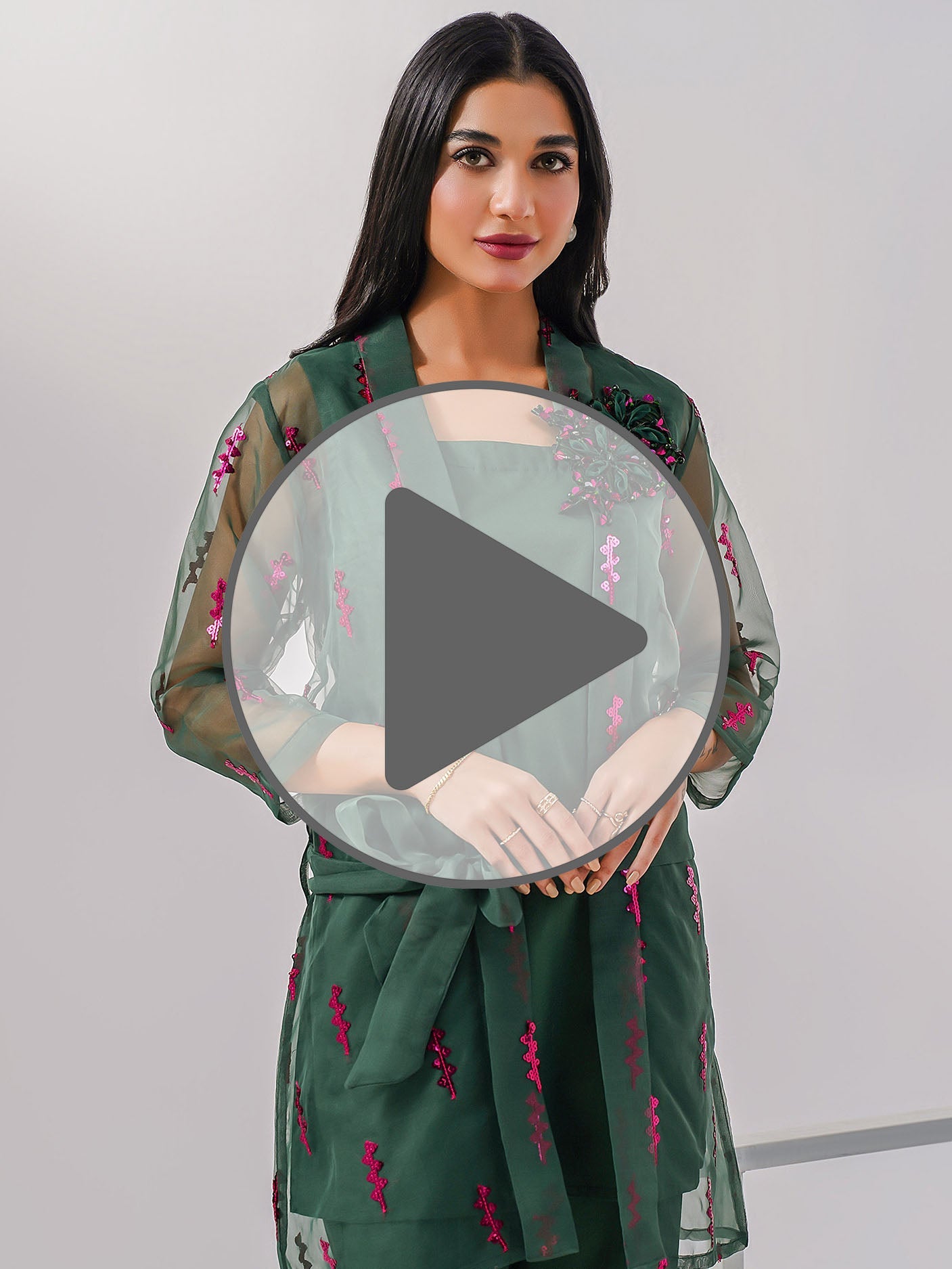 Organza Co-ords-Embroidered