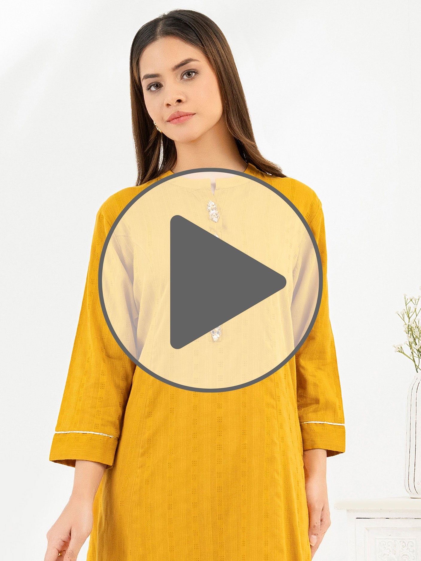 Lawn Shirt-Embellished (Pret)