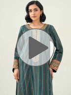 2 Piece Jacquard Suit-Embroidered (Pret)