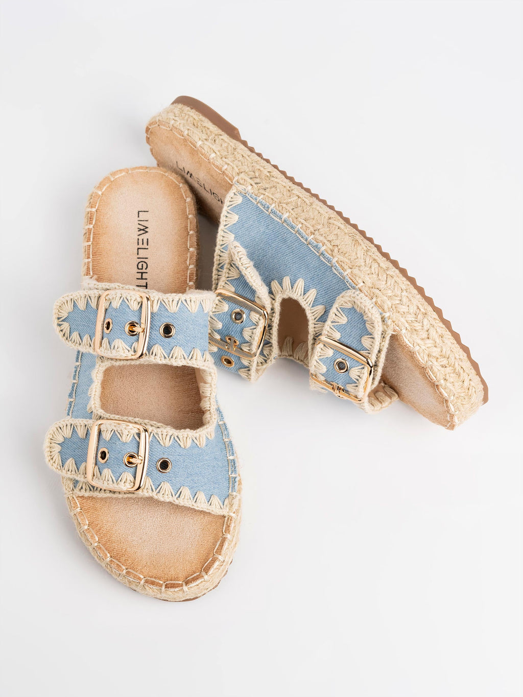 Denim Slip-Ons