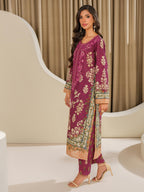 2 Piece Silk Suit-Embroidered (Unstitched)