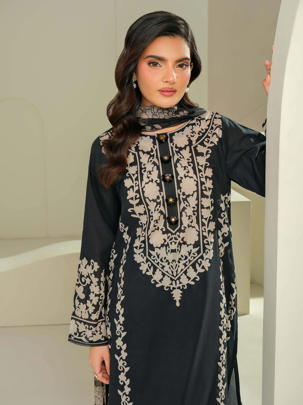 3 Piece Lawn Suit-Printed (Unstitched)