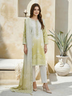 3 Piece Lawn Suit-Embroidered (Unstitched)