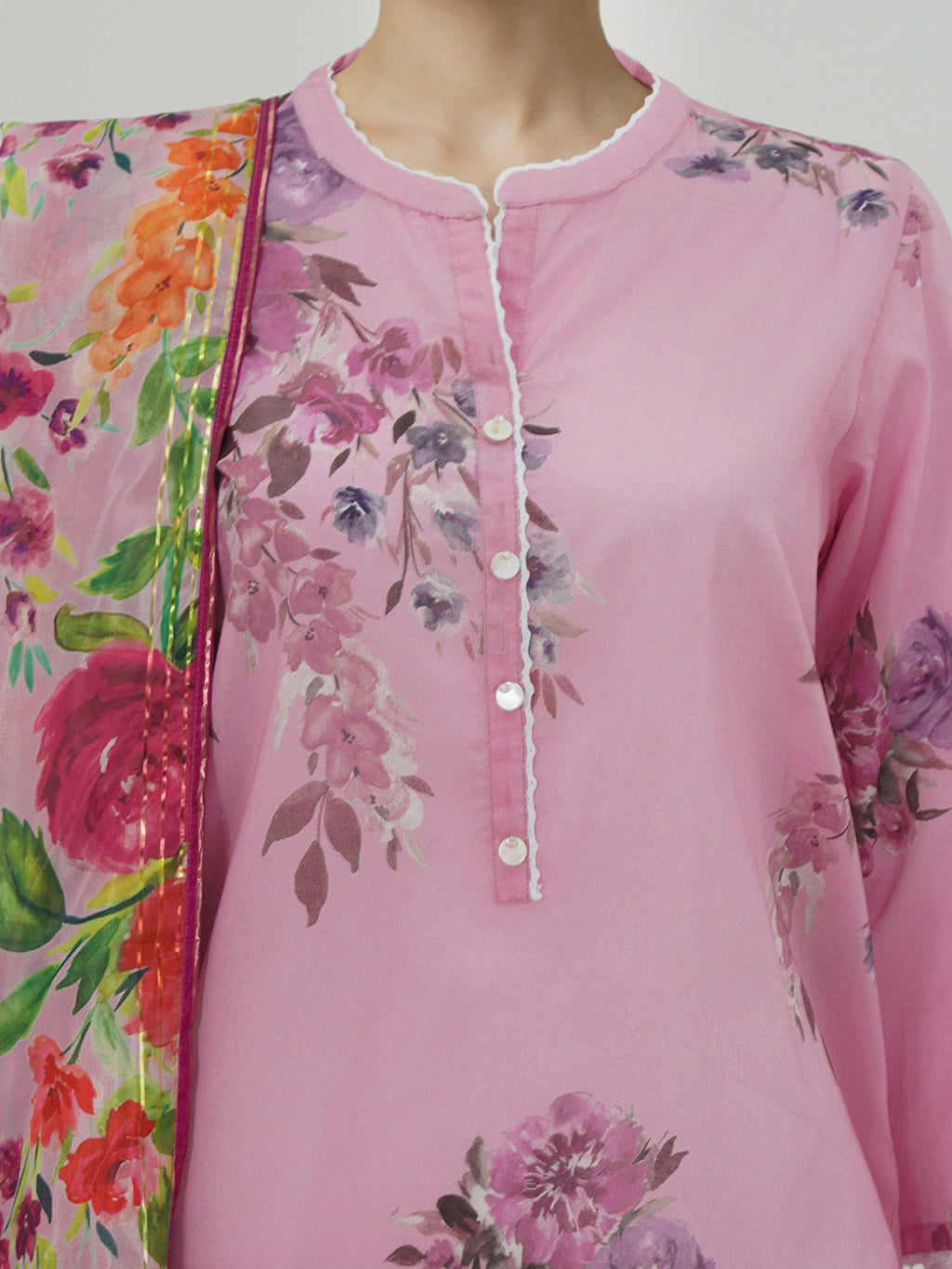 2 Piece Lawn Suit -Printed (Unstitched)