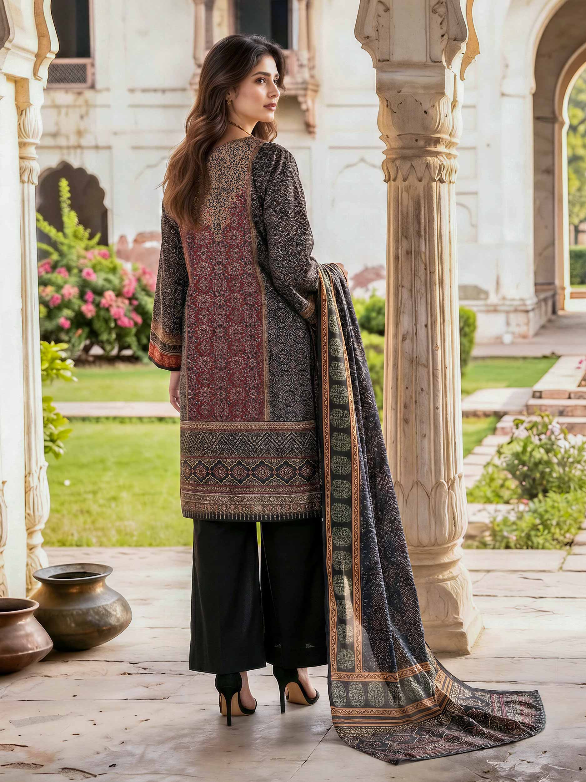 3 Piece Lawn Suit (Unstitched)