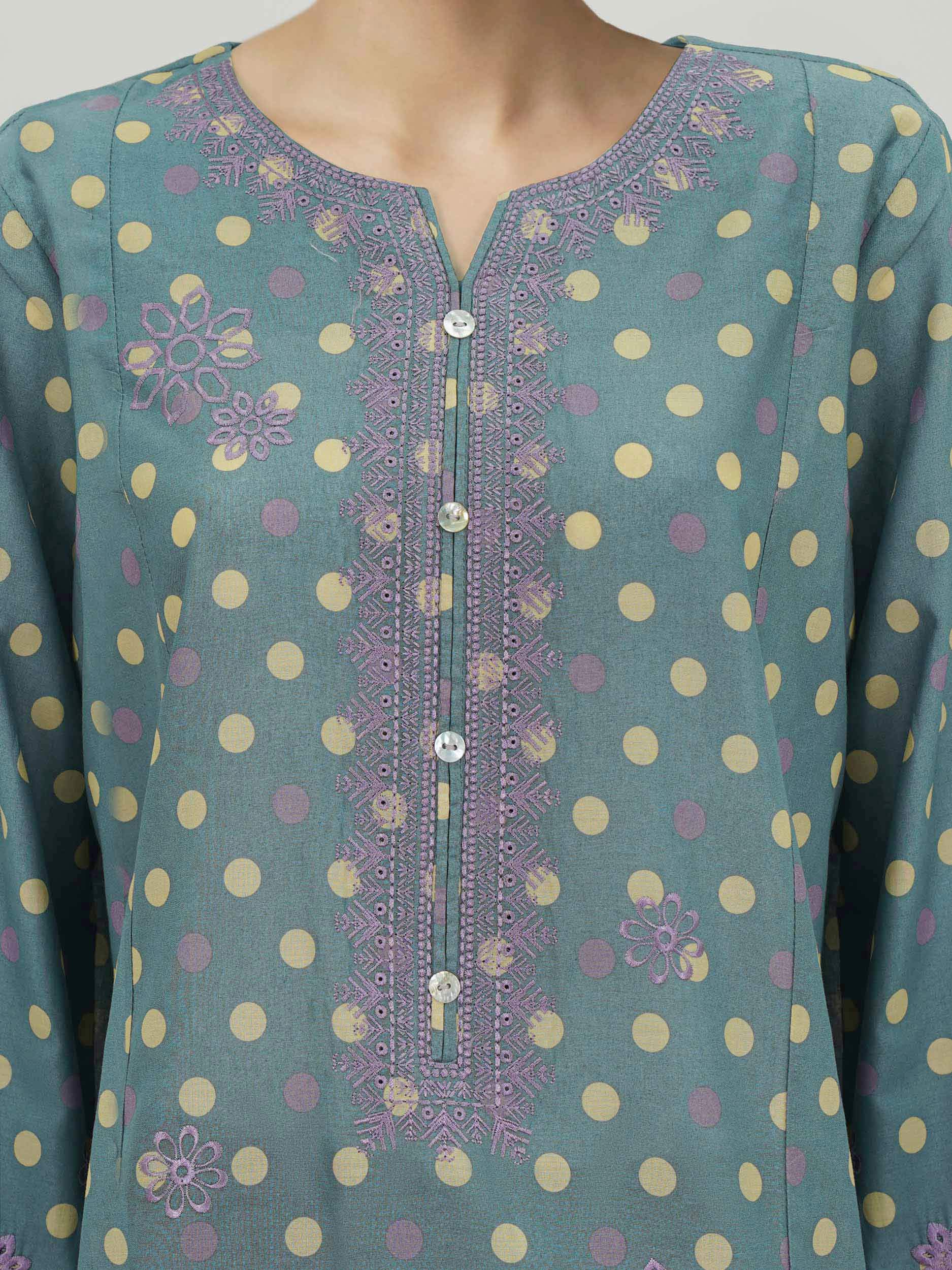 3 Piece Lawn Suit-Embroidered (Unstitched)