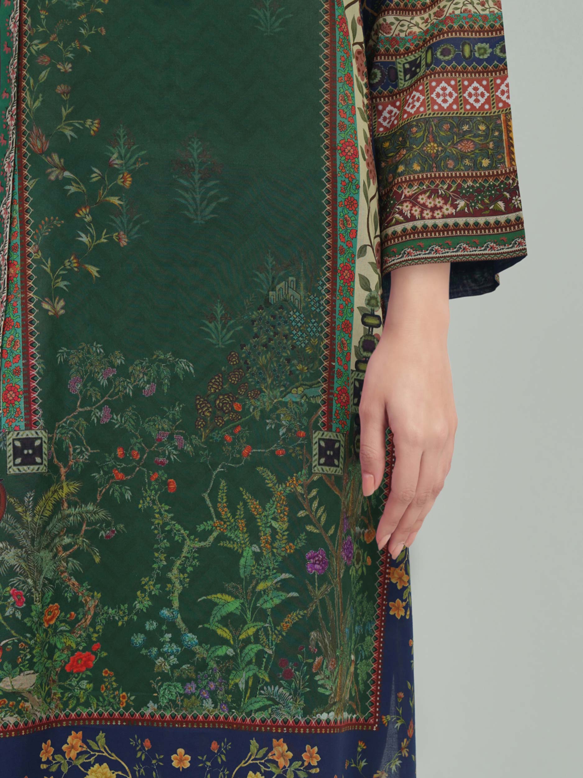 3 Piece Lawn Suit -Printed (Unstitched)