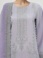 3 Piece Lawn Massouri Suit-Embroidered (Unstitched)