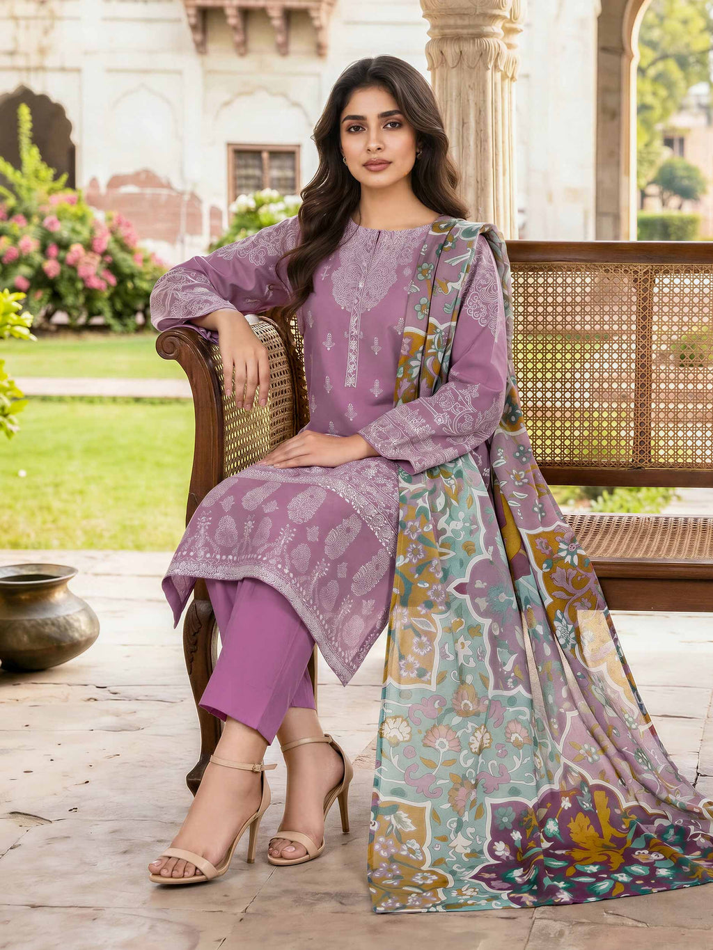 3 Piece Lawn Suit (Unstitched)