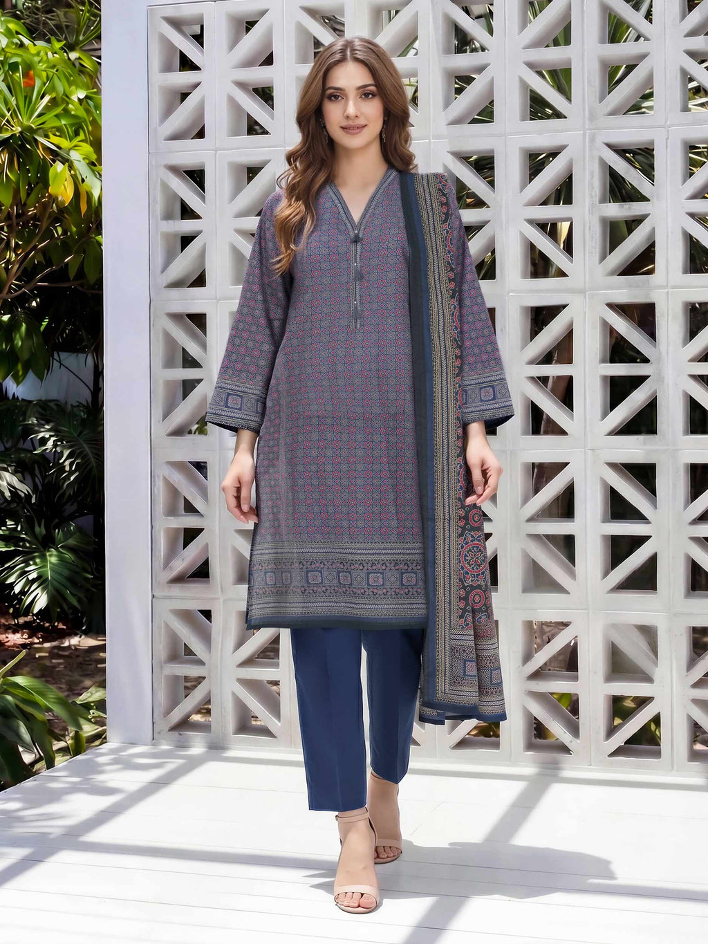 2 Piece Lawn Suit (Unstitched)
