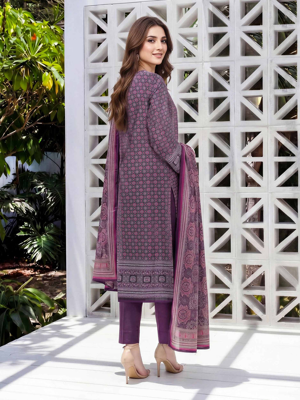 2 Piece Lawn Suit (Unstitched)
