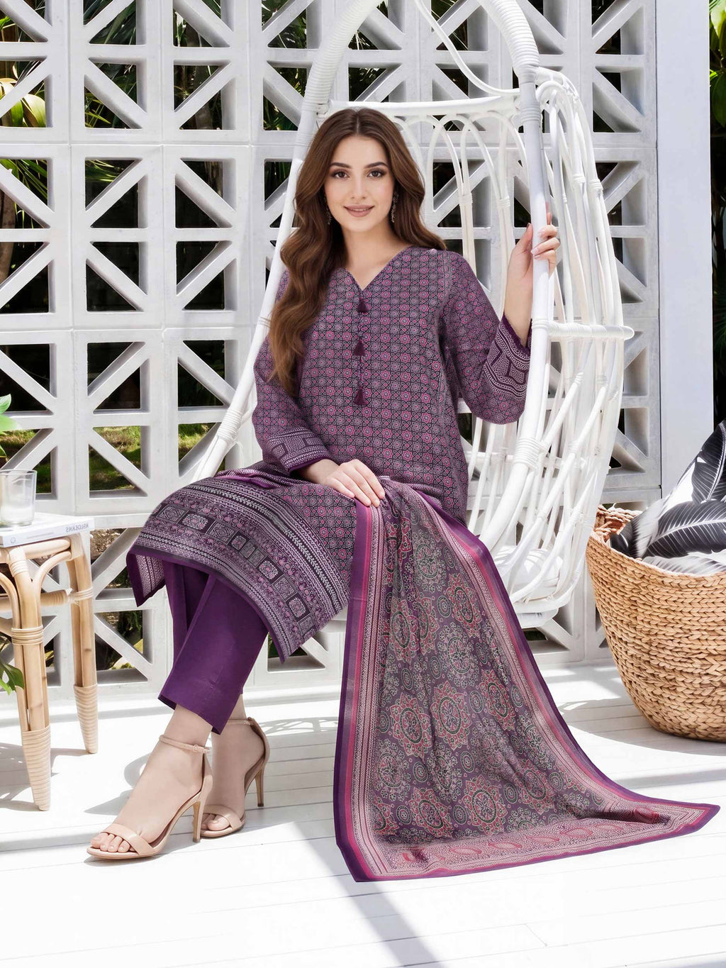 2 Piece Lawn Suit (Unstitched)