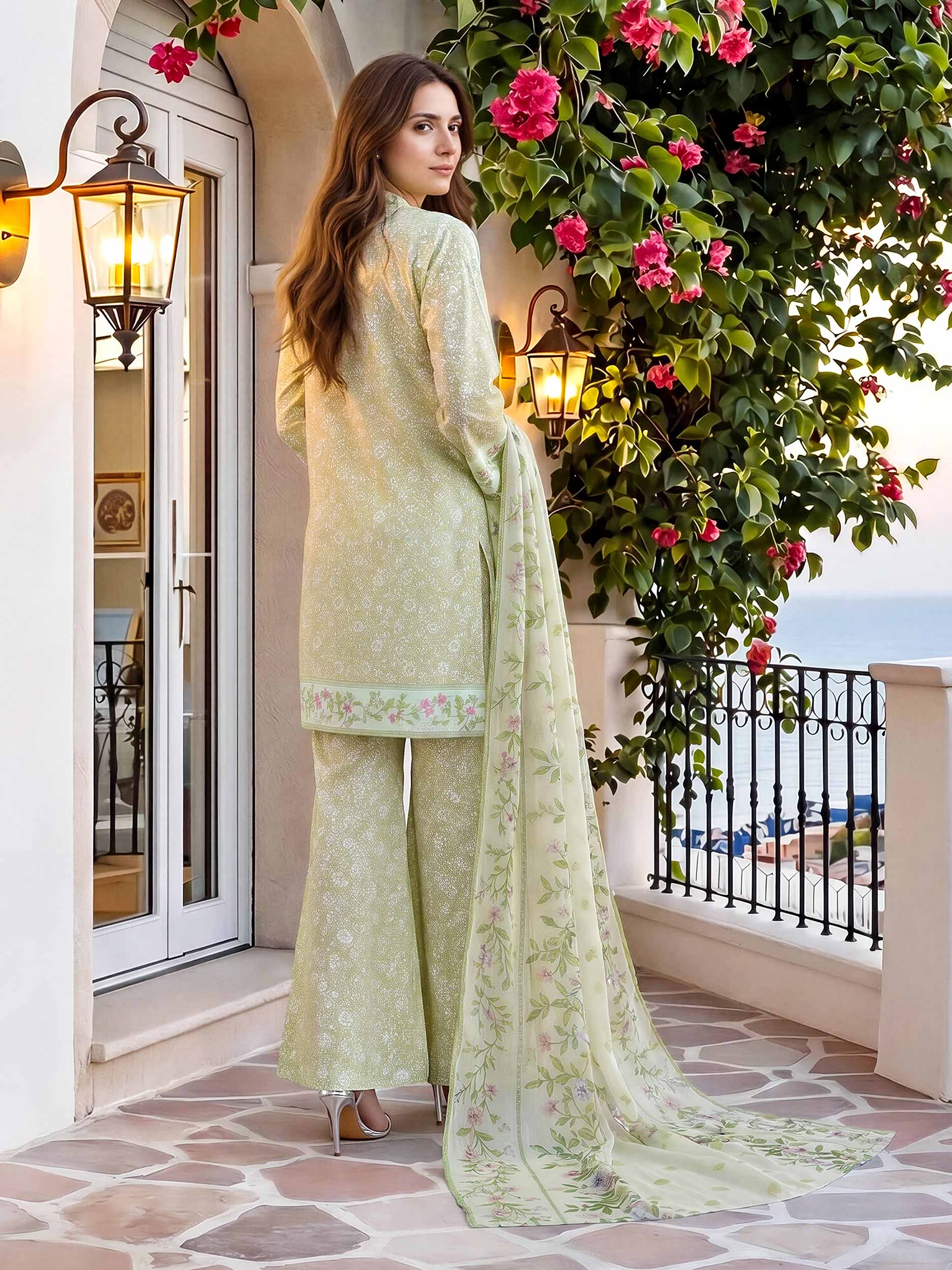 2 Piece Lawn Suit (Unstitched)