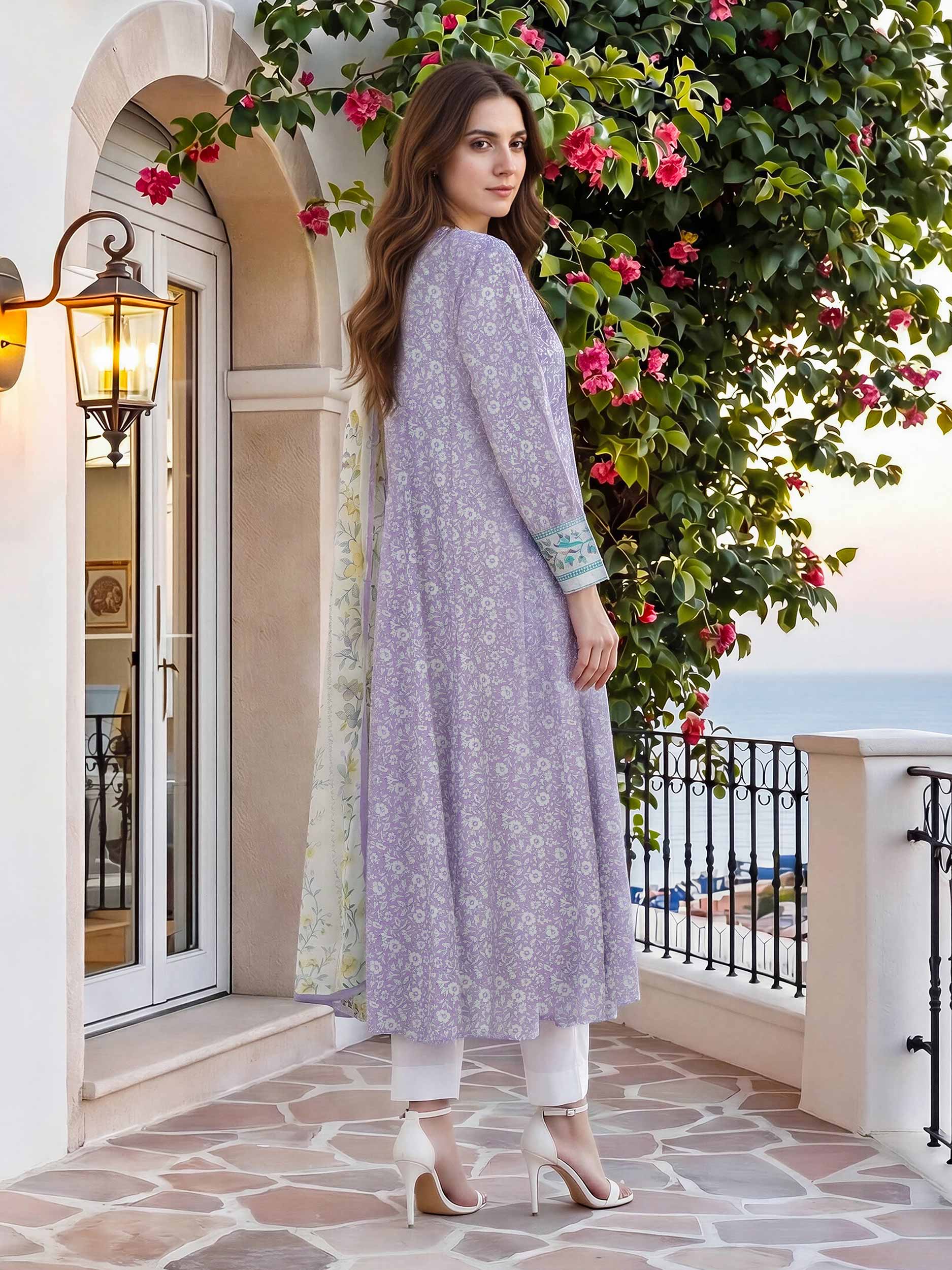 2 Piece Lawn Suit (Unstitched)