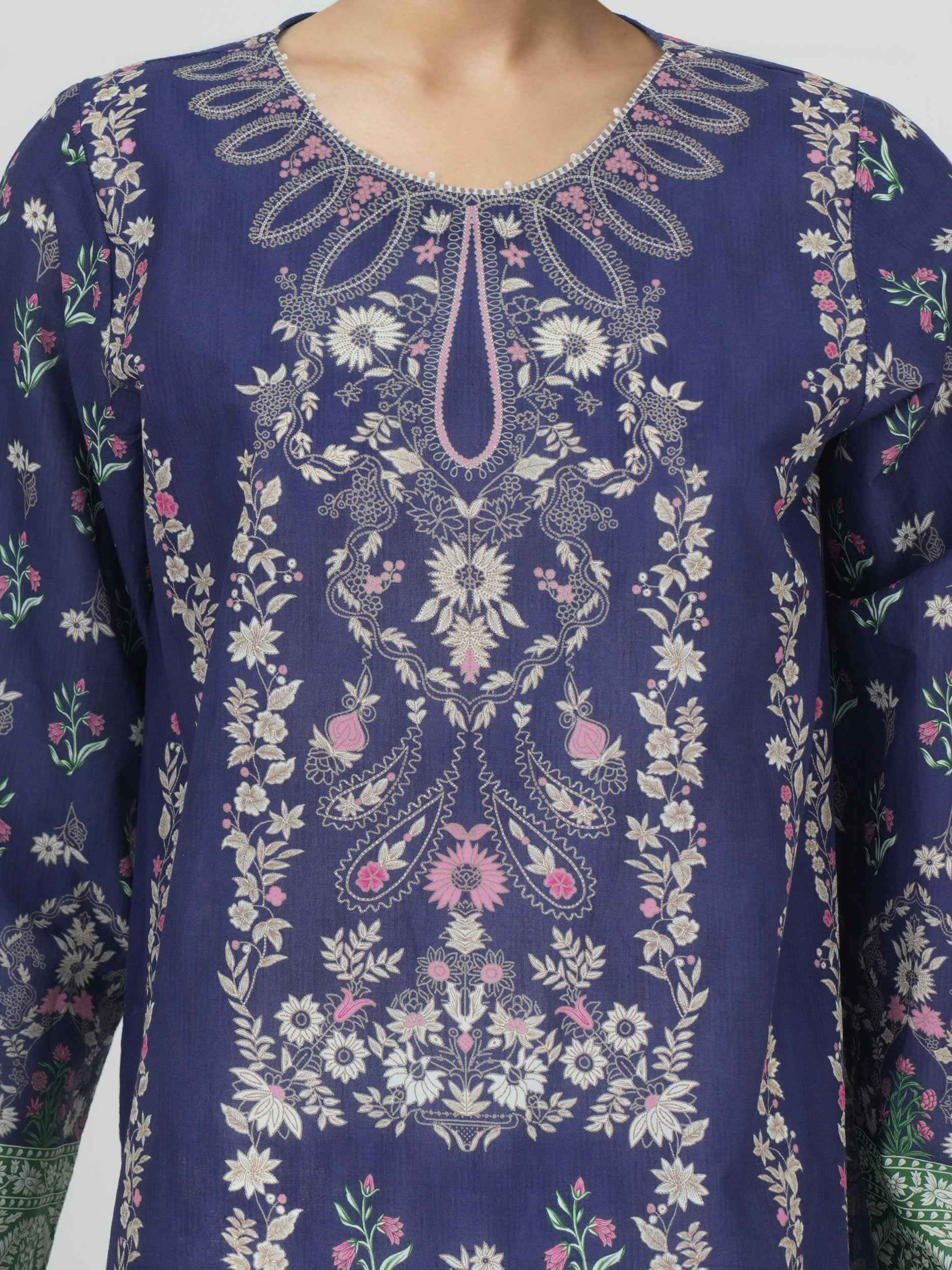 3 Piece Lawn Suit (Unstitched)