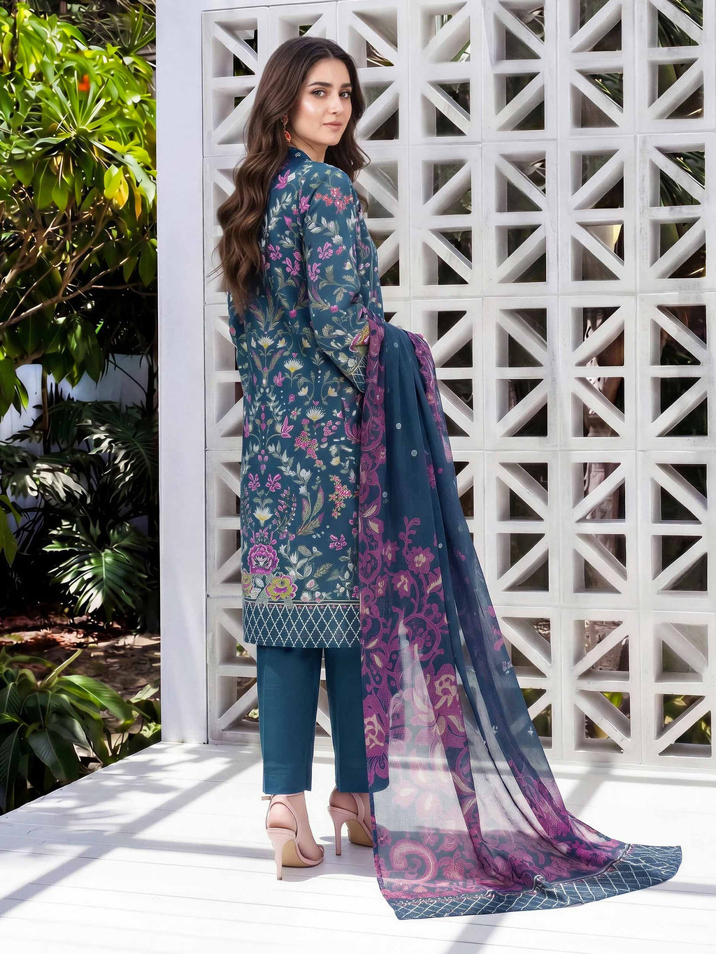 3 Piece Lawn Suit (Unstitched)