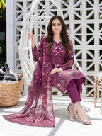 3 Piece Lawn Suit (Unstitched)