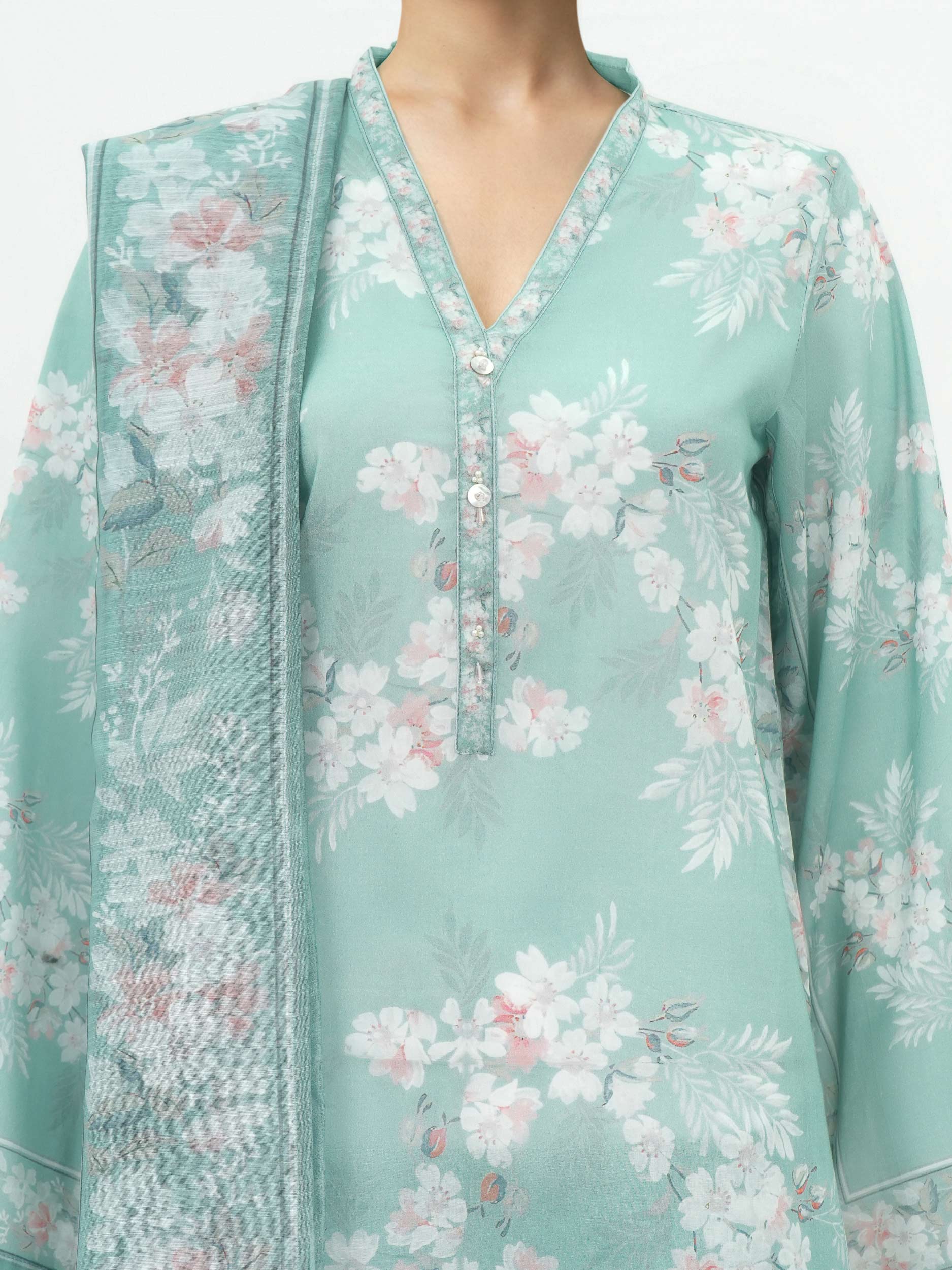 3 Piece Lawn Suit (Unstitched)
