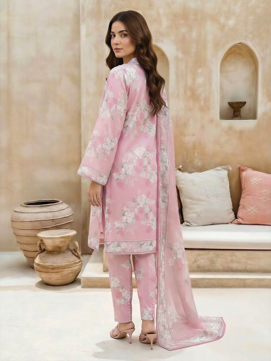 3 Piece Lawn Suit (Unstitched)