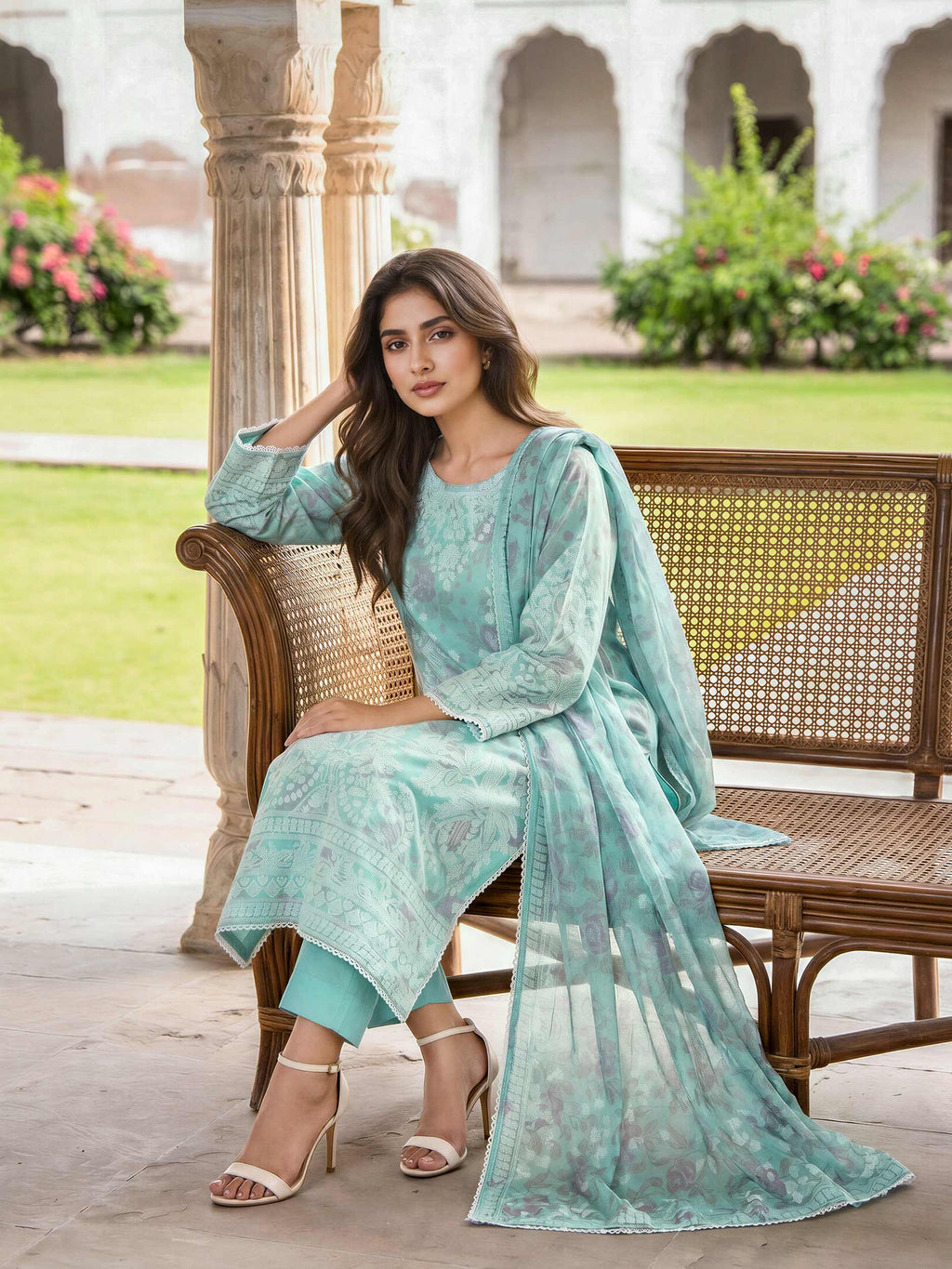 3 Piece Lawn Suit (Unstitched)
