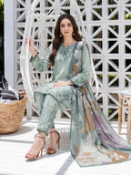 3 Piece Lawn Slub Suit (Unstitched)