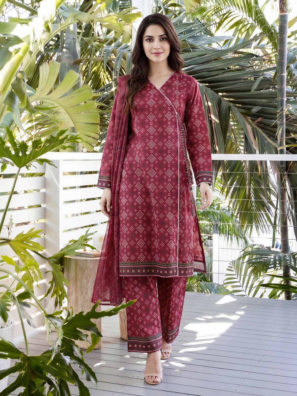 3 Piece Lawn Suit (Unstitched)