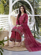3 Piece Lawn Suit (Unstitched)