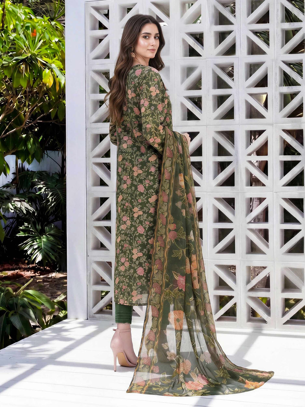 3 Piece Lawn Suit (Unstitched)