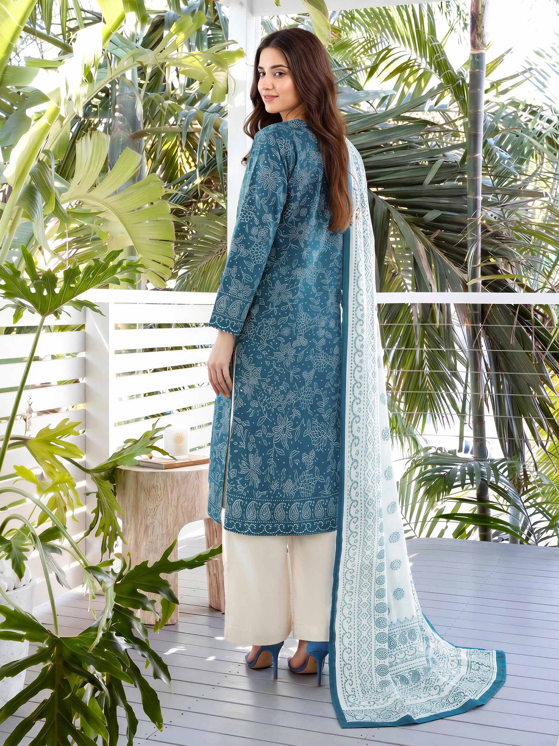 2 Piece Lawn Suit (Unstitched)