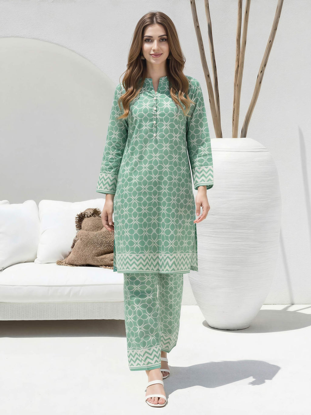 Lawn Shirt (Unstitched)