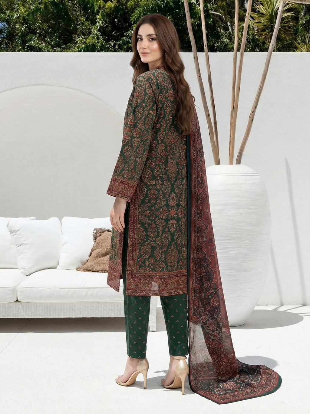 3 Piece Lawn Suit (Unstitched)