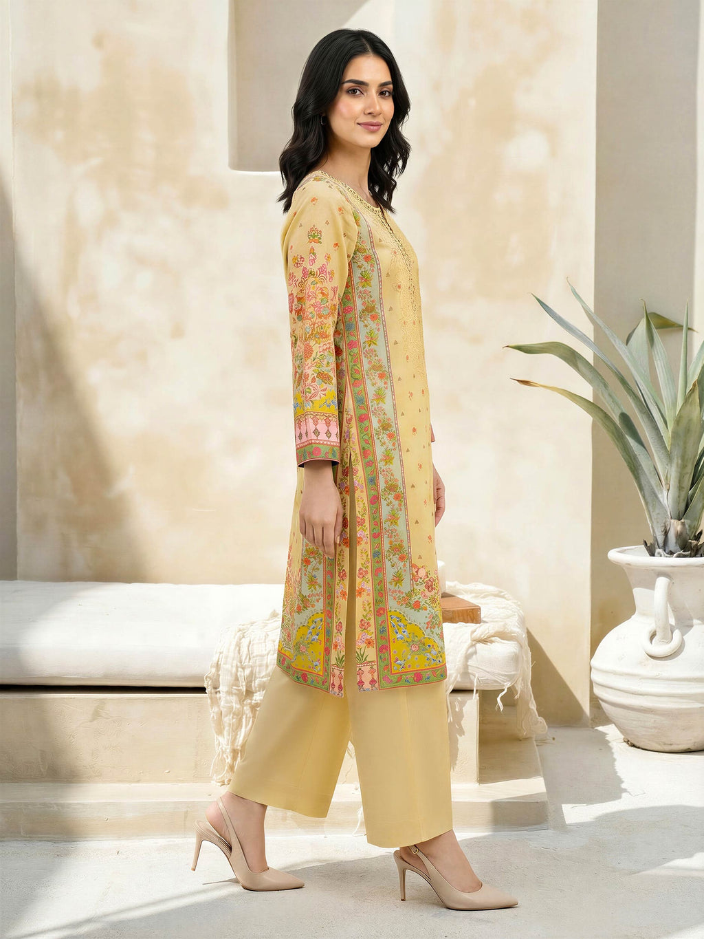 3 Piece Lawn Suit-Embroidered (Unstitched)