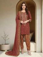 3 Piece Lawn Suit-Embroidered (Unstitched)
