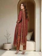 3 Piece Lawn Suit-Embroidered (Unstitched)