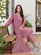 3 Piece Lawn Suit- Embroidered (Unstitched)