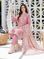 3 Piece Lawn Suit- Embroidered (Unstitched)