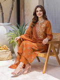 3 Piece Lawn Slub Suit- Embroidered (Unstitched)