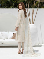 3 Piece Premium Lawn Suit- Embroidered (Unstitched)