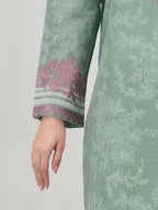 3 Piece Lawn Slub Suit-  Embroidered (Unstitched)