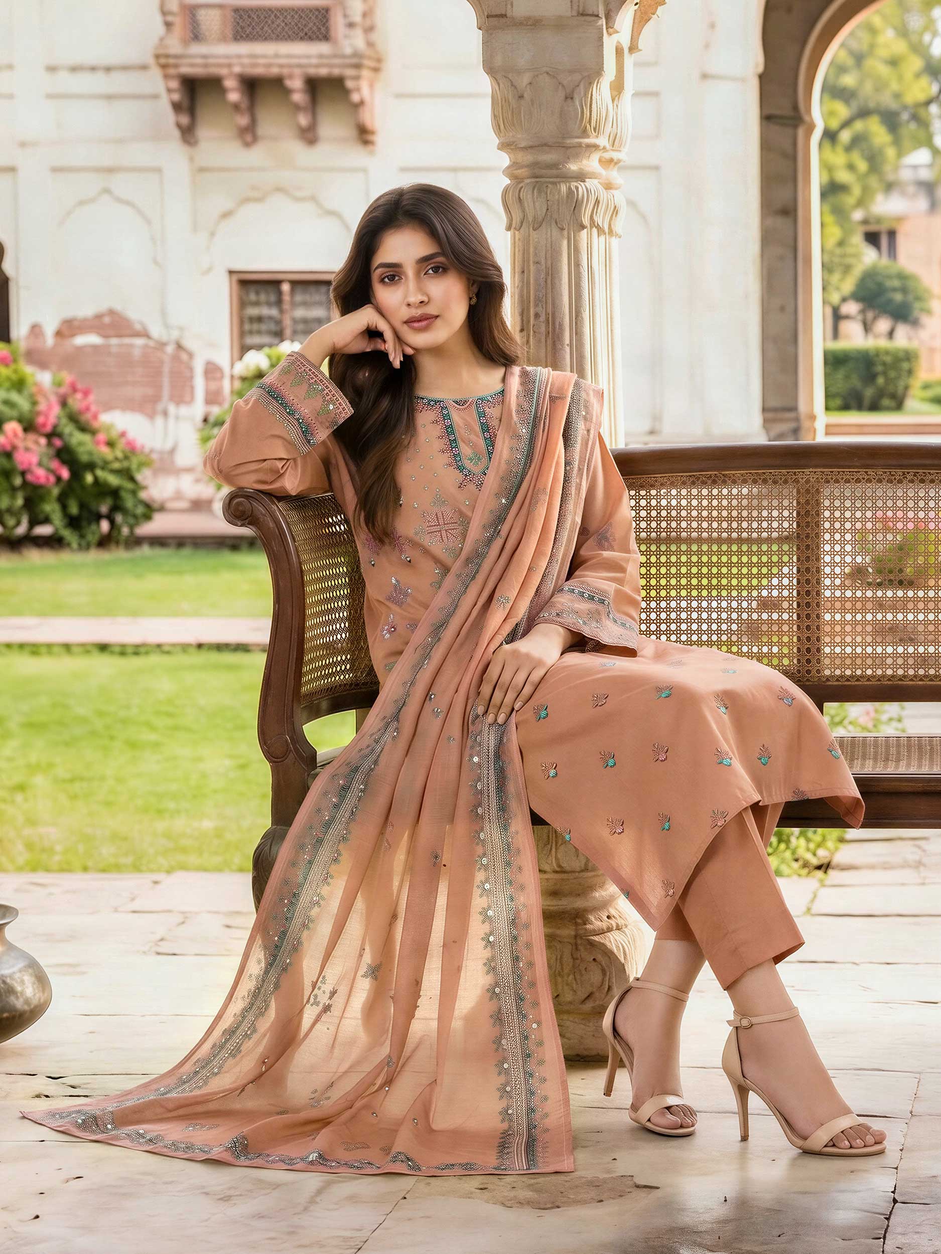 3 Piece Lawn Suit (Unstitched)