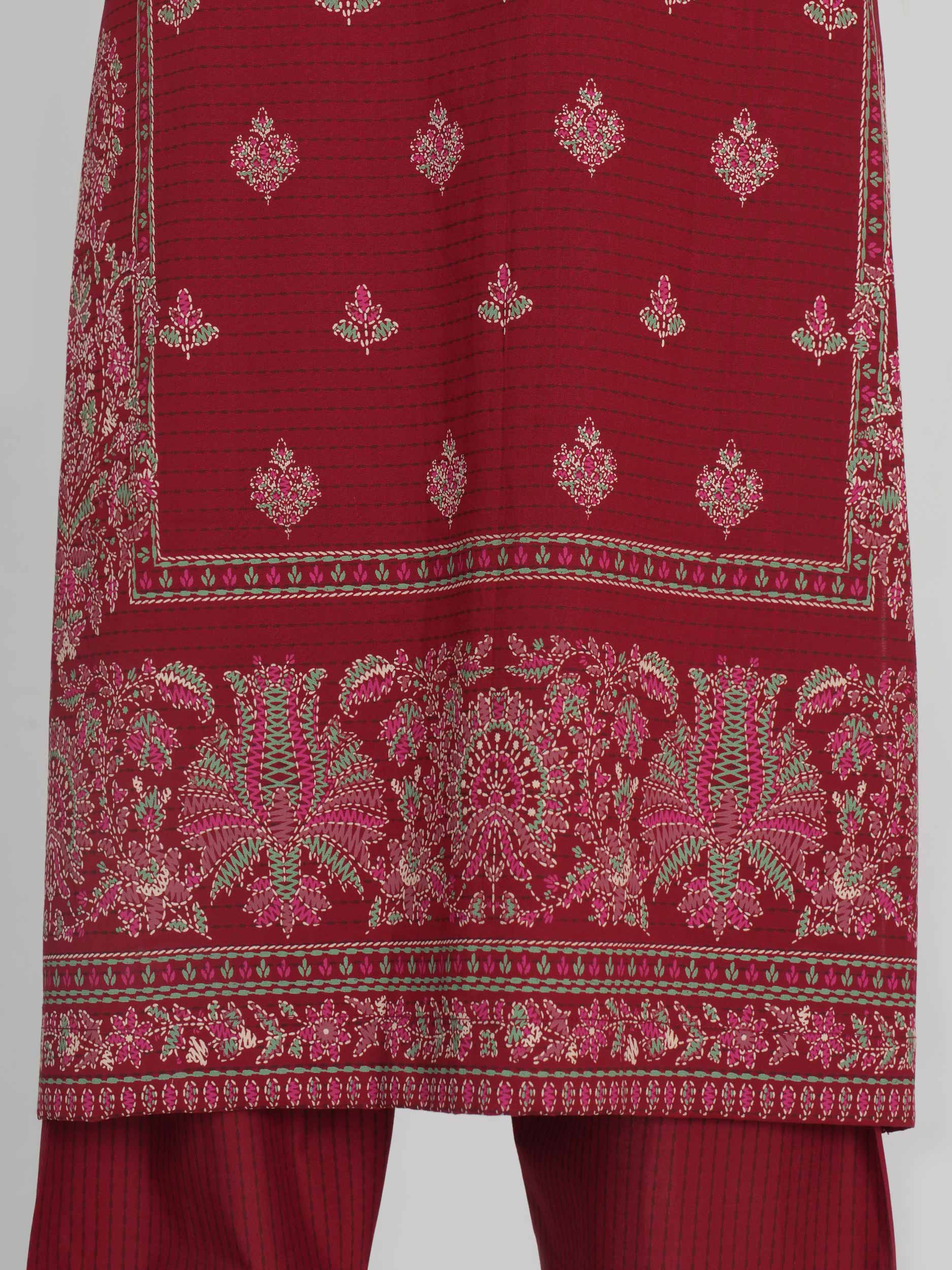 3 Piece Lawn Suit-  Embroidered (Unstitched)