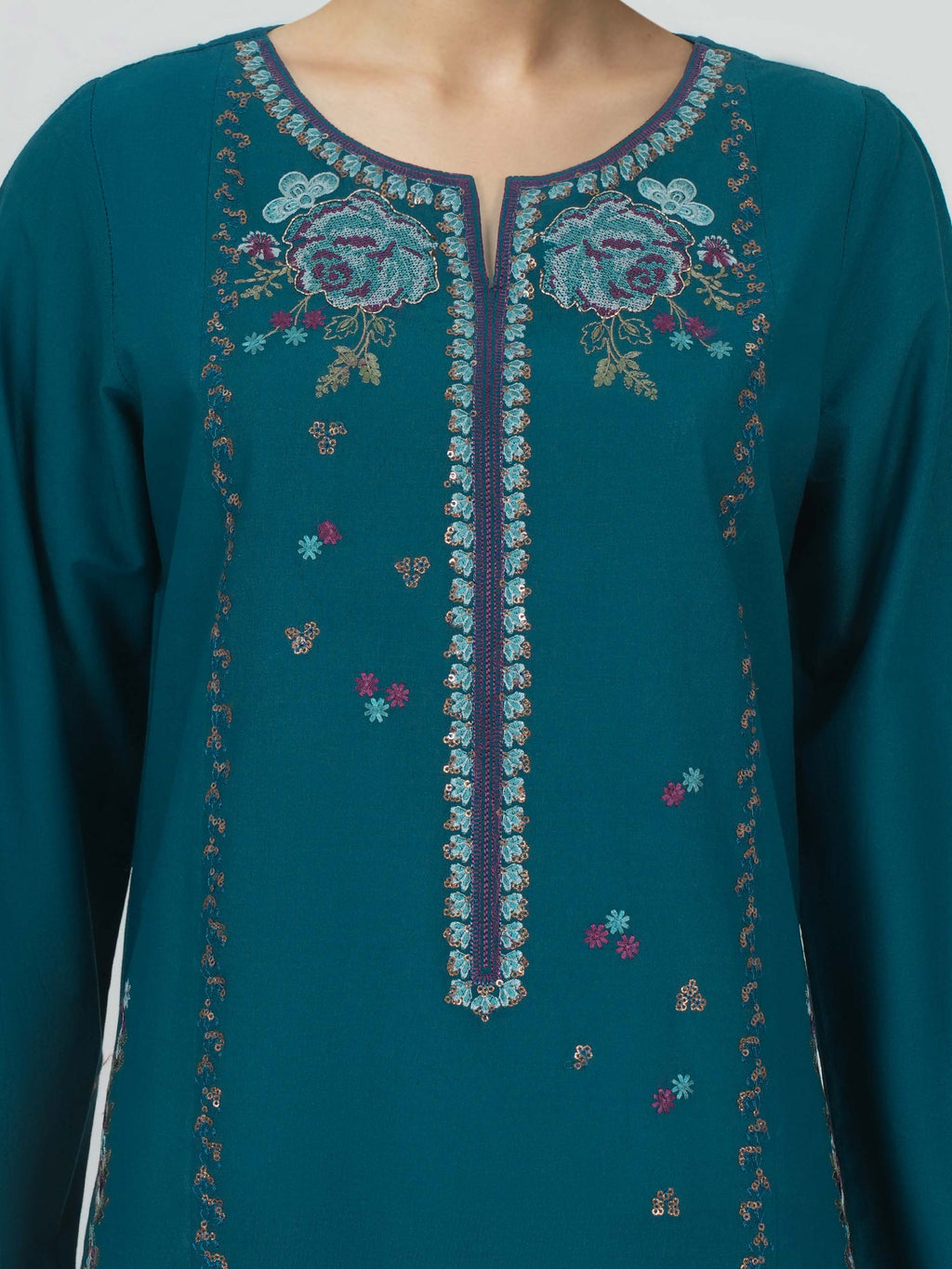 3 Piece Lawn Suit- Embroidered (Unstitched)