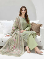 3 Piece Lawn Suit- Embroidered (Unstitched)
