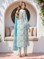 3 Piece Lawn Suit- Embroidered (Unstitched)