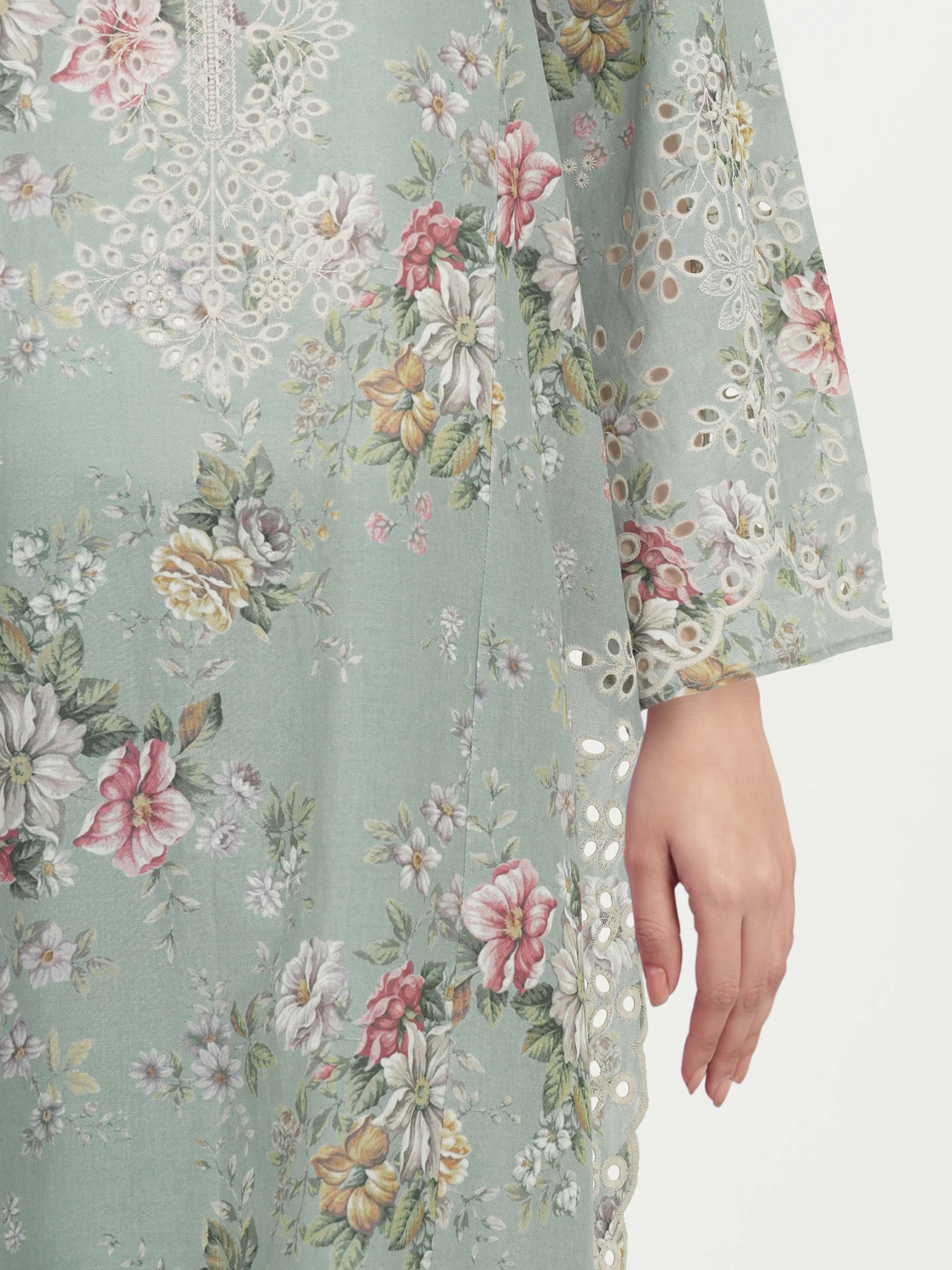 3 Piece Lawn Suit- Embroidered (Unstitched)