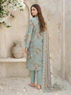 3 Piece Lawn Suit- Embroidered (Unstitched)