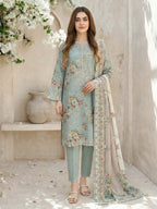 3 Piece Lawn Suit- Embroidered (Unstitched)