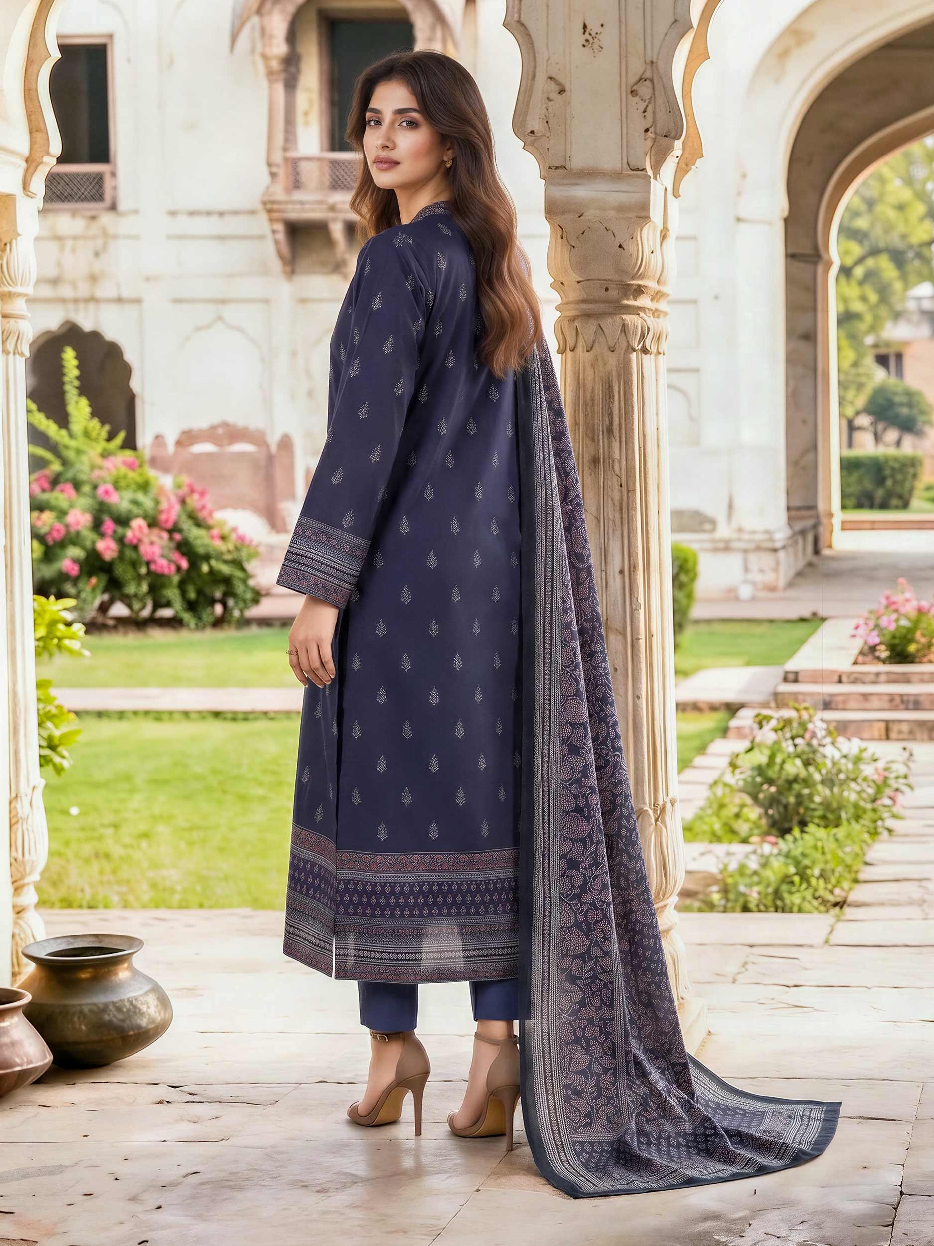 3 Piece Lawn Suit (Unstitched)