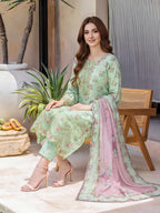 3 Piece Lawn Suit- Embroidered (Unstitched)